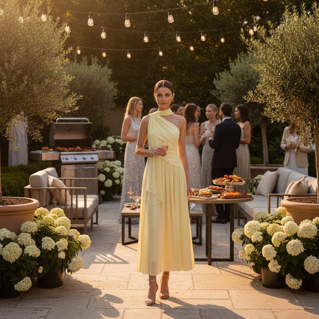 Off-neck Waist Tube Top Dress