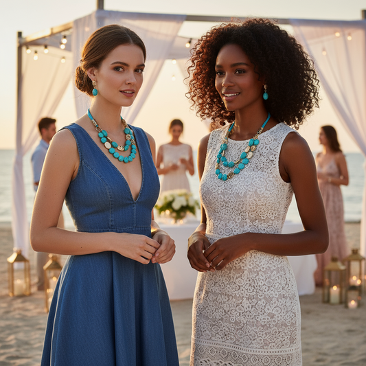 Multilayer Colorful Natural Stone Necklace & Earrings Set | Bohemian Vintage Jewelry | Handcrafted Gemstone Statement Piece | Canadian Artisan Style | Earthy Elegance