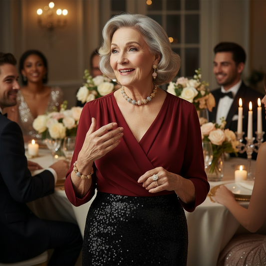 Trendy 5Pcs Fashionable Metallic Beaded Necklaces Two Color Gold Bead Earrings Bracelets Suitable For Daily Wear Holiday Jewelry Gifts