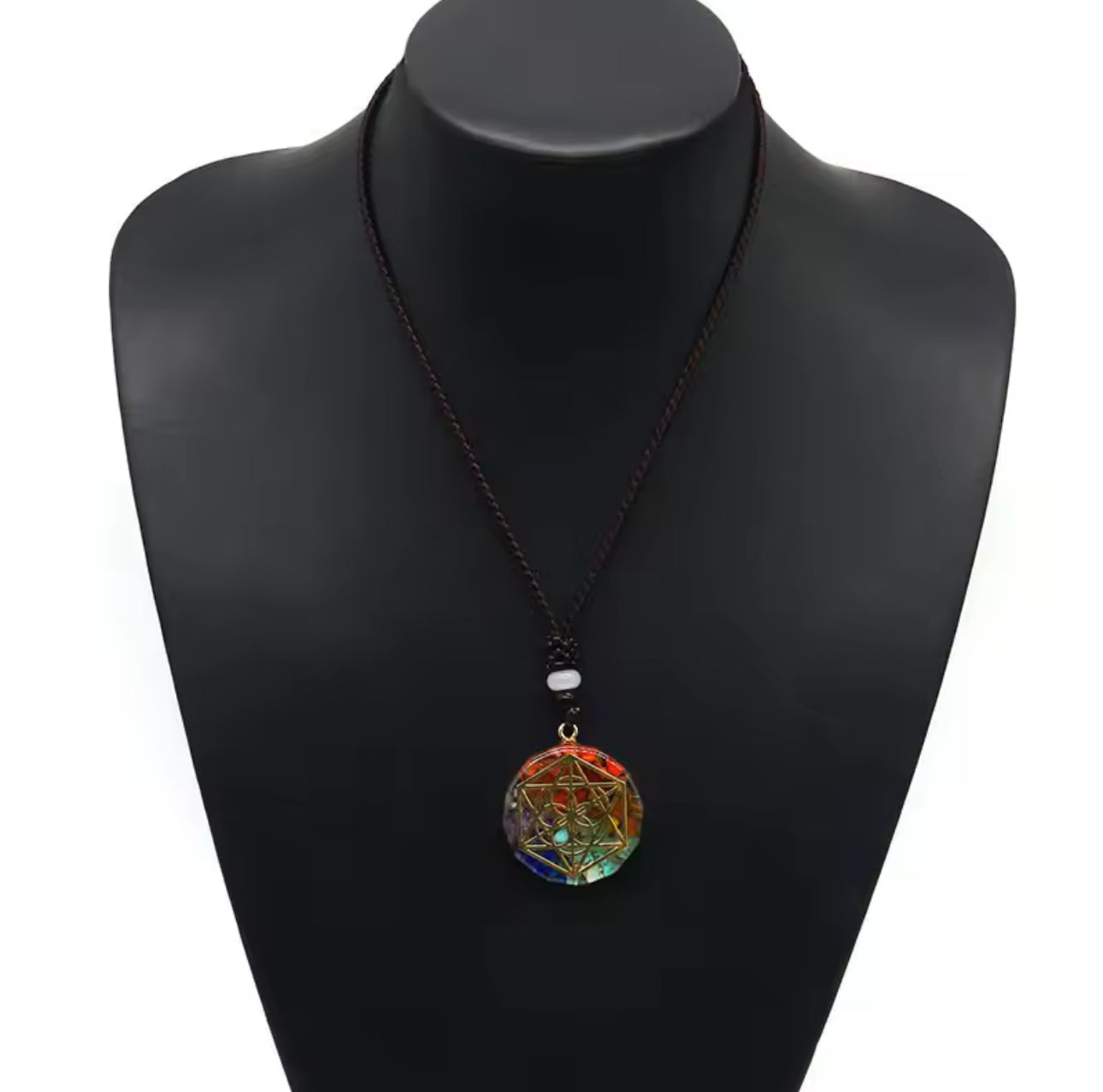 Colorful Natural Crystal Gravel Necklace – Geometric Multilateral Pendant | Boho Healing Jewelry USA/Canada
Free shipping