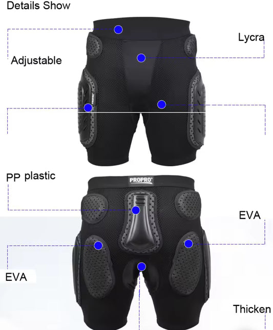 🚴 Cycling Multifunctional Hip Pad Pants | Shock-Absorbing Bike Shorts | Comfortable Bicycle Cushion Shorts | Moisture-Wicking & Chafe-Free | Canadian Cyclist Essential