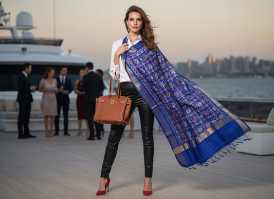 Exclusive Luxury 100% Pure Silk Tweed Shawl – Handcrafted Elegance for Millionaires | ilovehighfashion.com