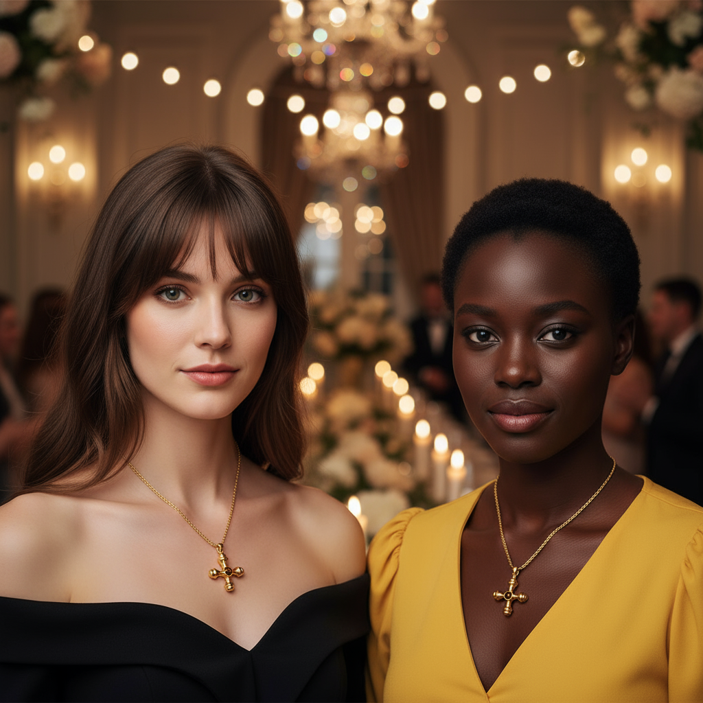 ✝️ Fashion Personality Cross Pendant Necklace – Faith with a Bold Edge