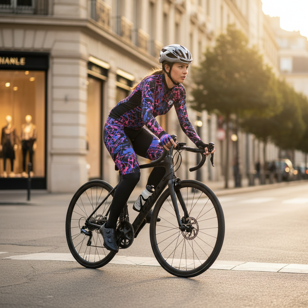 Ride Free, Stay Protected — Autumn Long-Sleeved Cycling Suit for Fearless Women