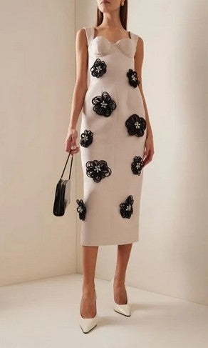 Elegant Floral Bandage Evening Dress โ Temperament Style for Every Glam Occasion