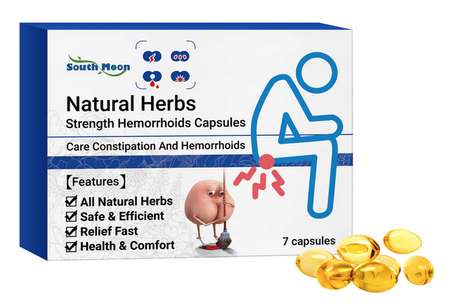 Herbal Hemorrhoids Capsules – Repair, Relieve Itching & Support Healing Naturally