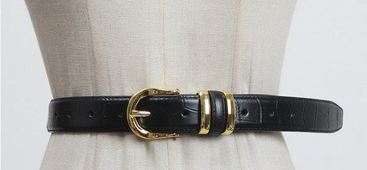Women’s Genuine Leather Fashion Belt – A Timeless Essential