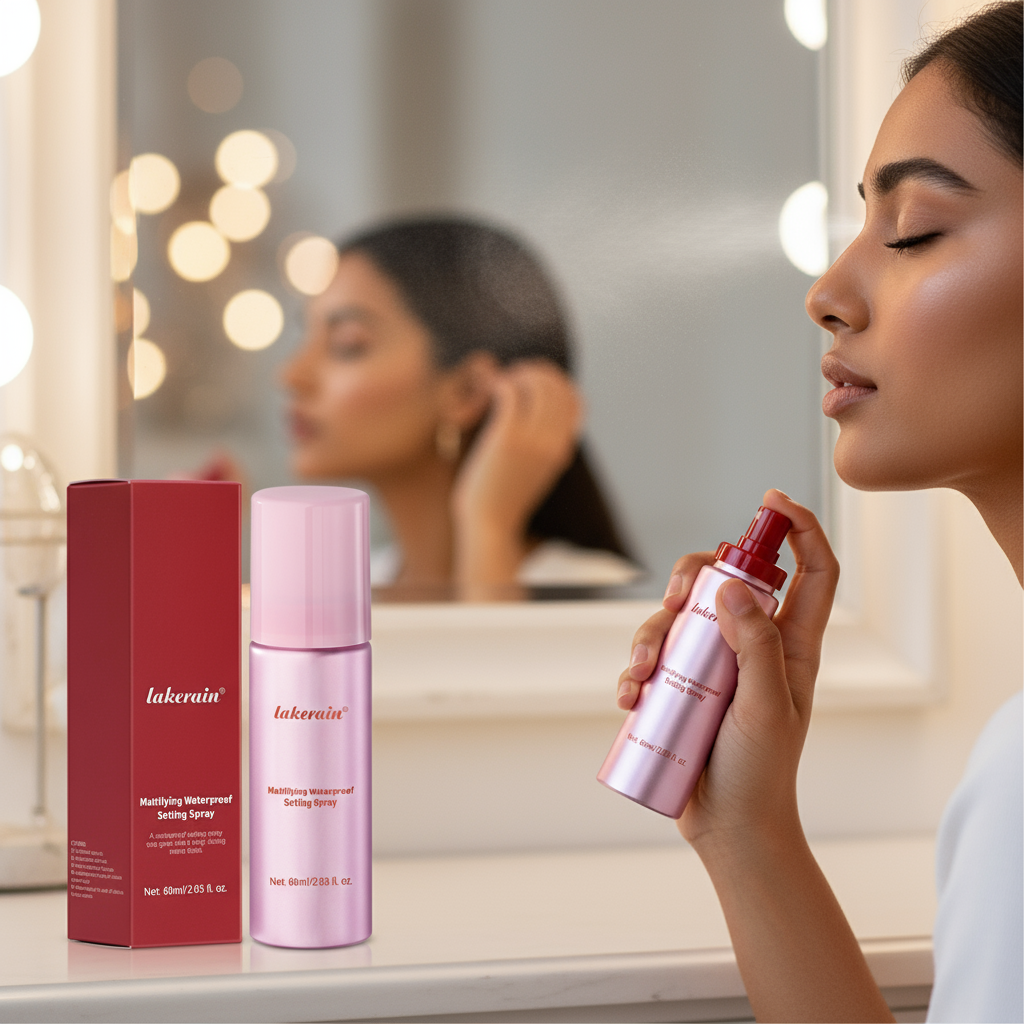 Long-lasting Matte Makeup Setting Spray – Waterproof, Oil-Control Mist for All-Day Hold
