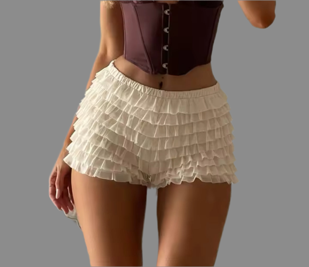 European And American Fashion Sexy Lace Low Waist Base Shorts