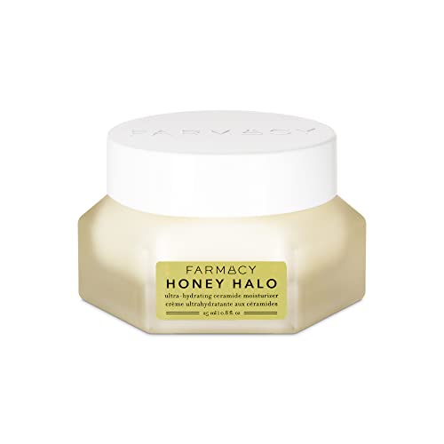 Farmacy Honey Halo Ceramide Face Moisturizer Cream - Hydrating Facial Lotion for Dry Skin