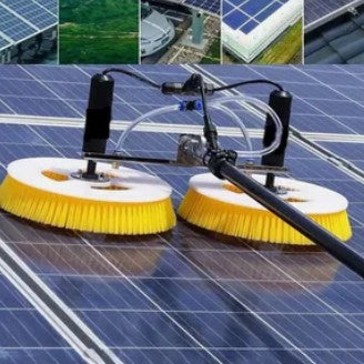 Automatic Waterproof Solar Panel Cleaning Robot with Dual Rotating Brush – Boost Efficiency & Save Labor