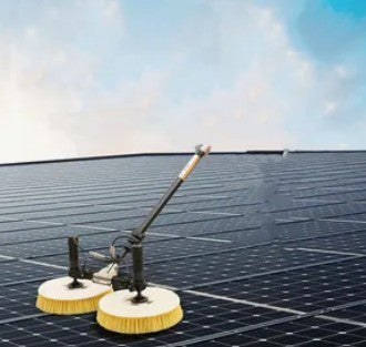 Automatic Waterproof Solar Panel Cleaning Robot with Dual Rotating Brush – Boost Efficiency & Save Labor