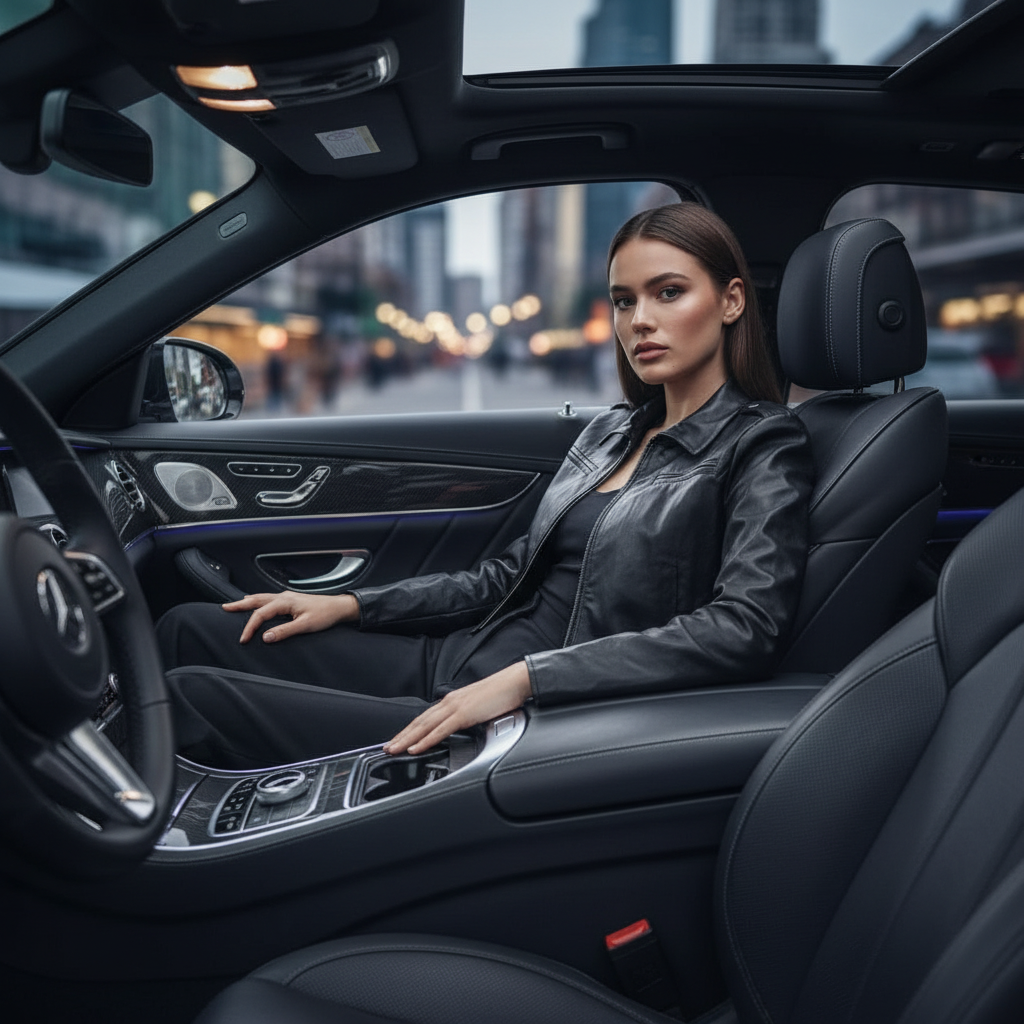 Women's Solid Color Zipper Leather Jacket – Loose Fit American Style with Lapels | Trendy Fall Outerwear USA/Canada
Free shipping & Returns