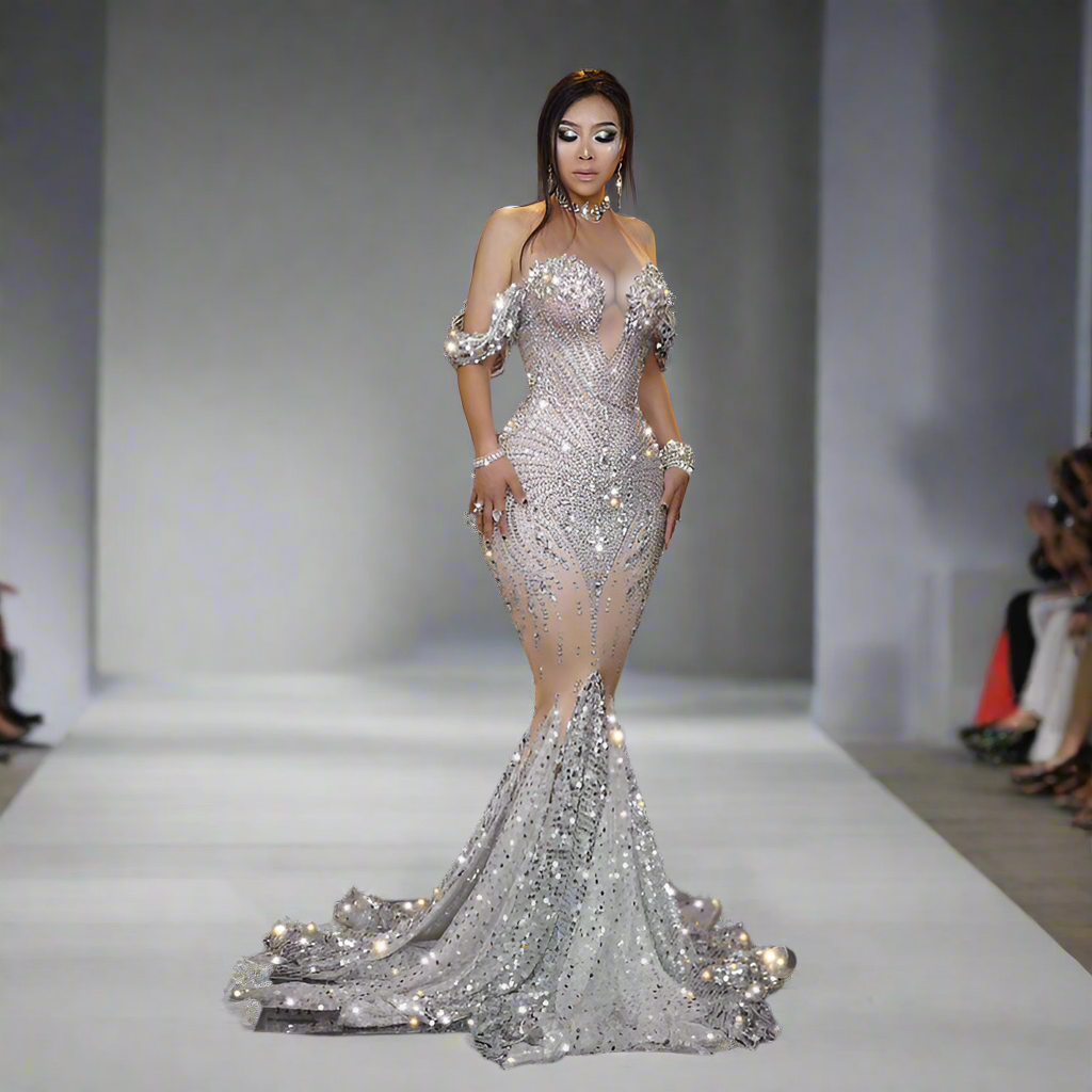 Own the Spotlight, Command the Crowd – Dazzling Stage Nightclub Skirt for DJs, MCs & Singers