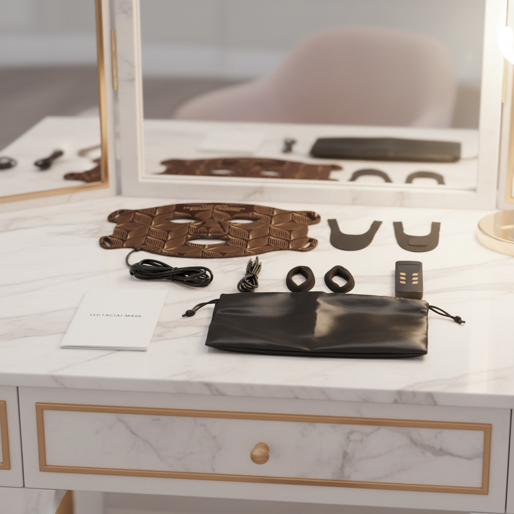 Photonic Silicone Facial Mask Instrument Multi-function - MedSpa-inspired mask