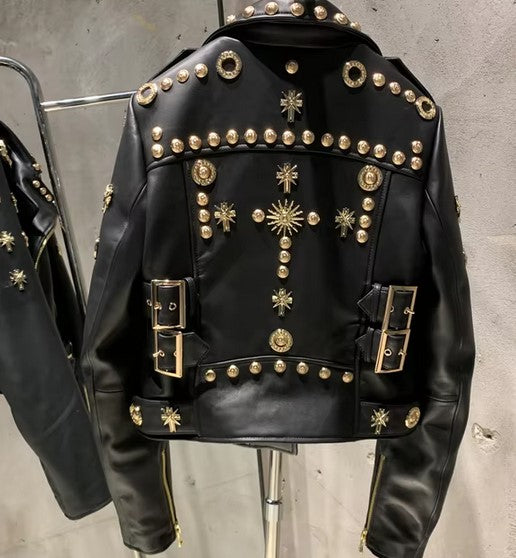 I Love High Fashion High Street Uni Sex Leather Jacket