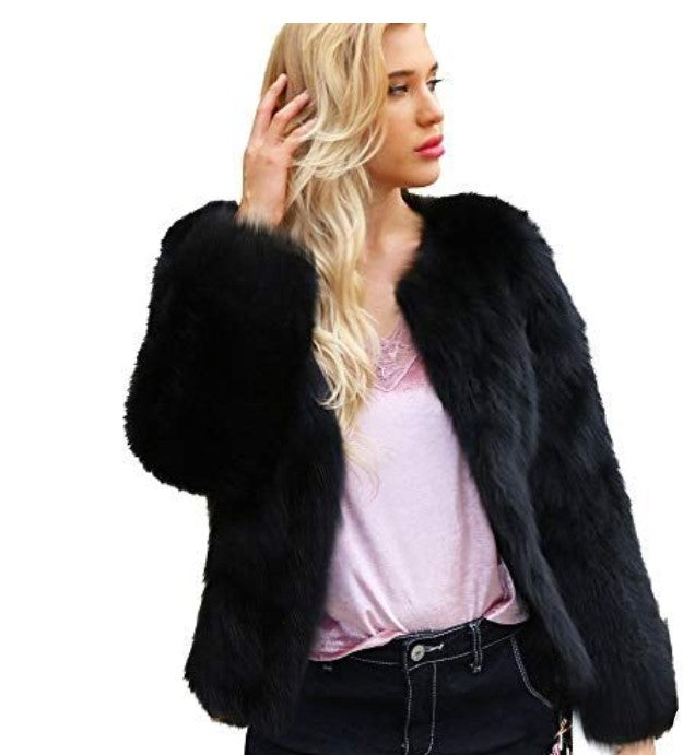 Luxury Style Real Full Pelt 100% Rabbit Fur Coat