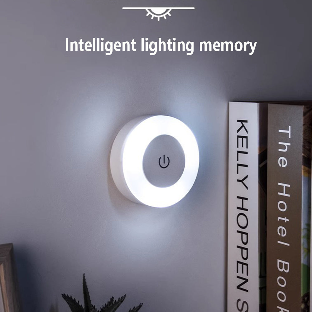 LED Night Light Wireless Rechargeable Touch Light Dimmable Baby Nursery Night Lamp For Closet Cabinet Bathroom Kitchen