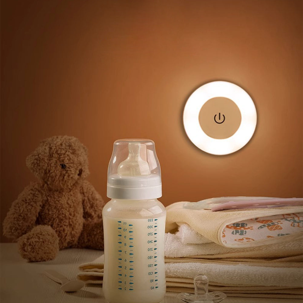 LED Night Light Wireless Rechargeable Touch Light Dimmable Baby Nursery Night Lamp For Closet Cabinet Bathroom Kitchen