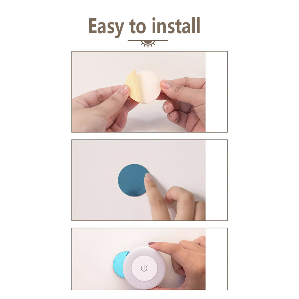 LED Night Light Wireless Rechargeable Touch Light Dimmable Baby Nursery Night Lamp For Closet Cabinet Bathroom Kitchen