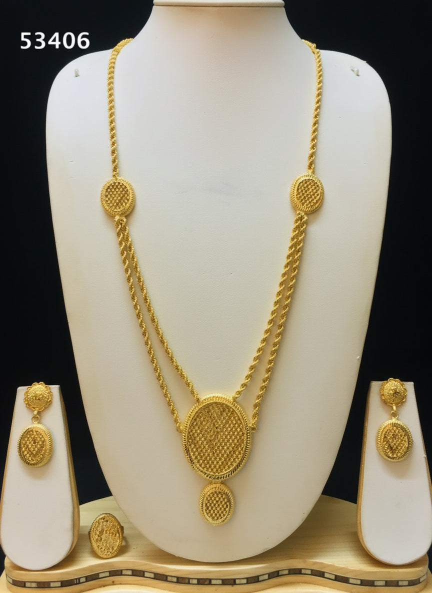 24k Gold HP Exclusive 4pcs Dubai Gold Fashion Jewelry Set