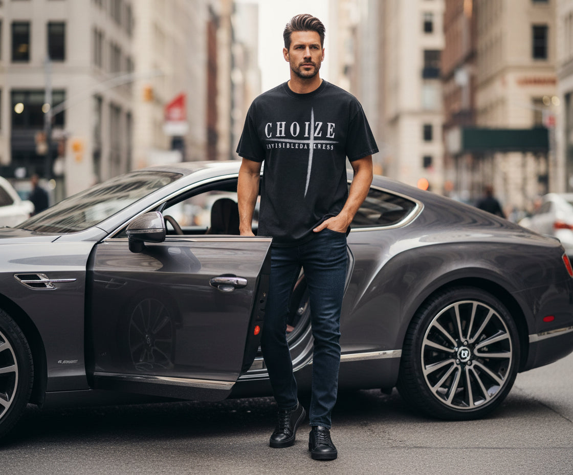 Dark Washed Cross Print Streetwear Tee – High Street Grunge Vibes | Unisex Summer T-Shirt USA/Canada