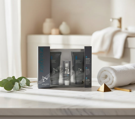 Premium Navigator by AUBUSSON 3-Piece Grooming Advanced Skin Care Kit For Men