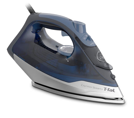T-fal Express Steam Garment Iron, Blue, Fast results, Powerful Steam Boost, 5 settings, Safety Auto-off
