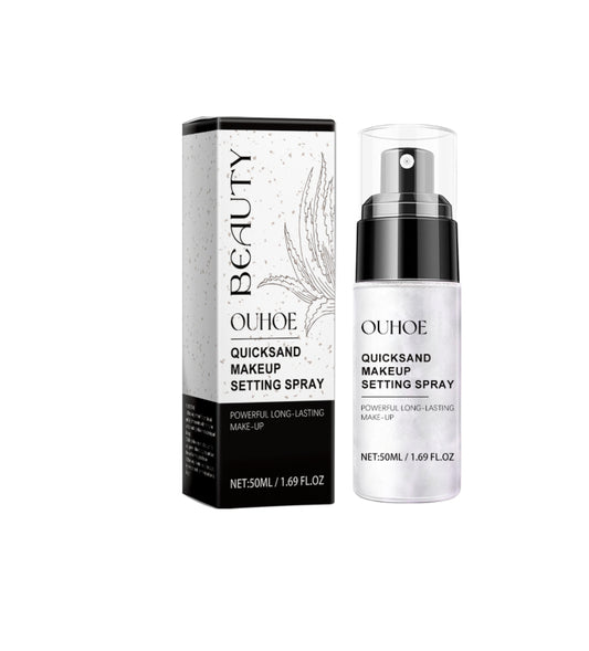 Quicksand Makeup Setting Spray – Long-Lasting Hydration & Flawless Glow | Aloe, Vitamin E & Hyaluronic Acid