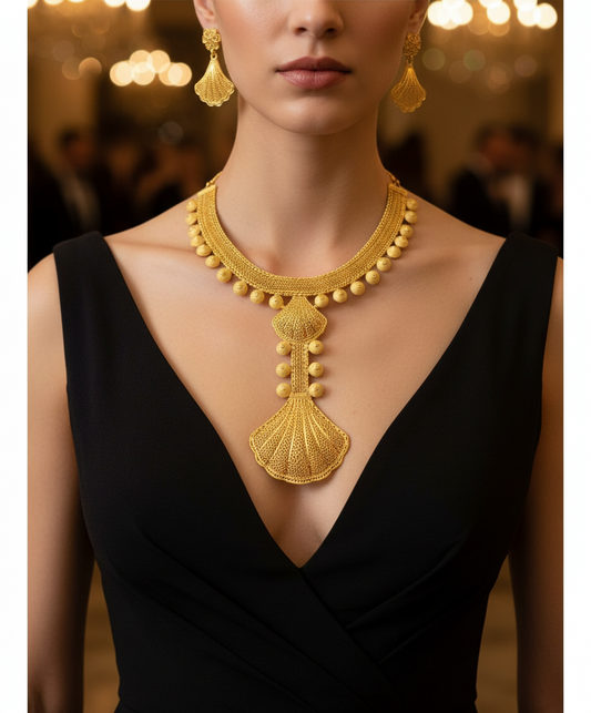 Dubai Gold Fashion Jewelry Sea Shell