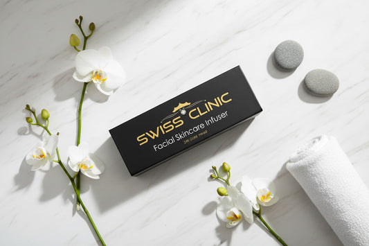 24 K gold Swiss Clinic Facial Skincare Infuser with vibrator