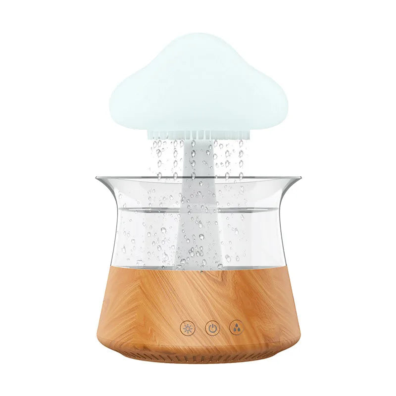 Air Humidifier Creative Aroma Diffuser Raindrop Cloud Shape Color Light Aroma Diffuser Home Sleep Gift Air Fresh Humidifier