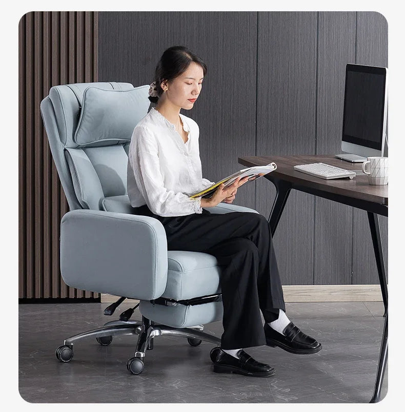 Electric Massage Office Chair Waist Support Lounge Computer Gaming Chair, Bedroom Boss Silla De Escritorio Office Furniture