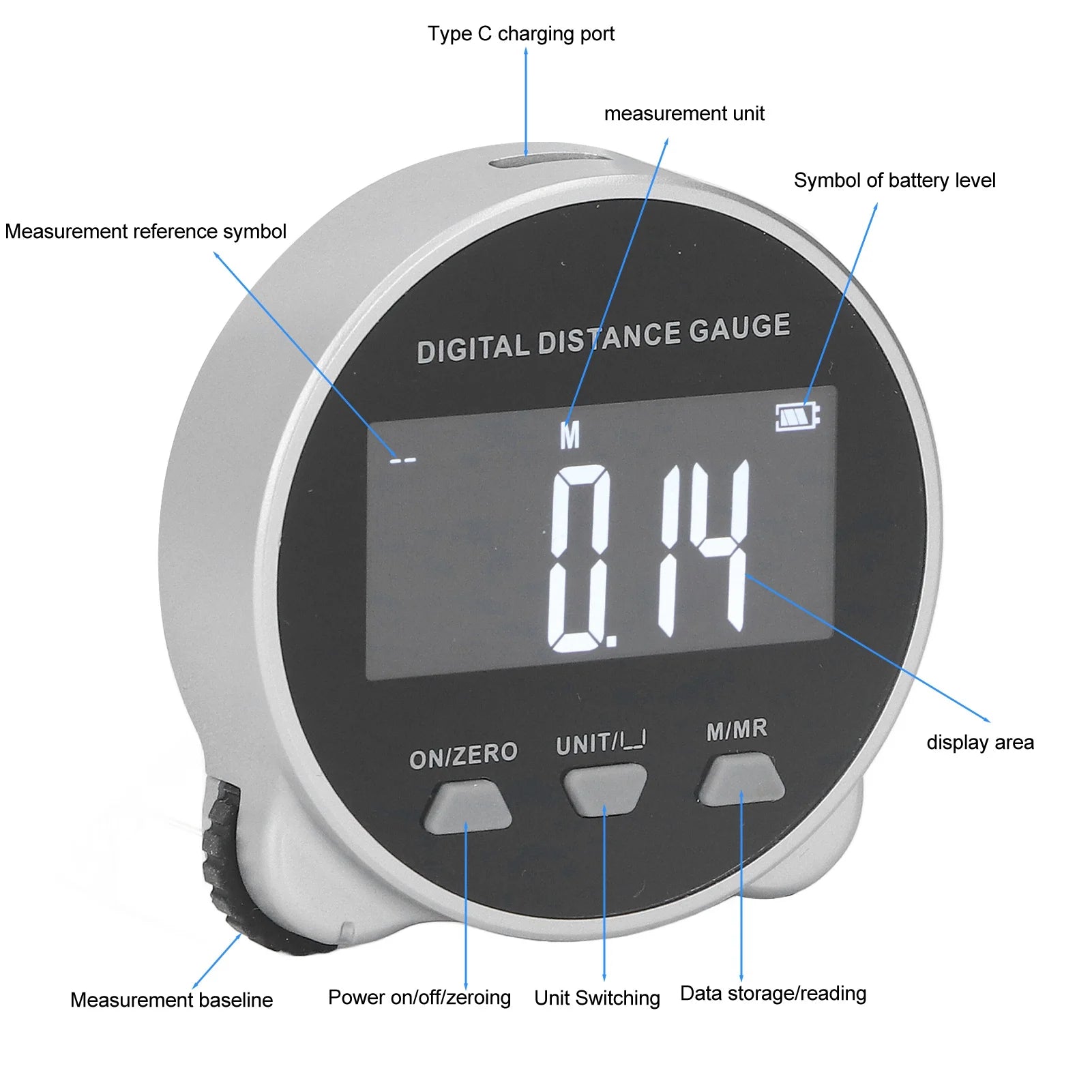 Digital Tape Measure Digital Display Roller Ruler -Digital Tape Measure, a revolutionary tool that will elevate your measuring experience