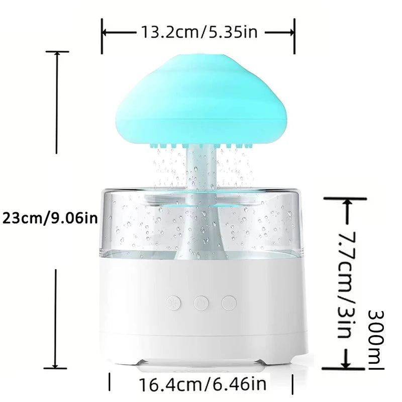 Creative Rain Cloud Humidifier Aromatherapy Machine - Oil Humidifier