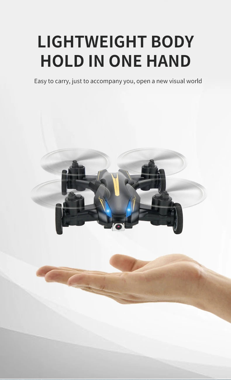 Mini Rc Car with Camera Land Air Dual Mode -Drone