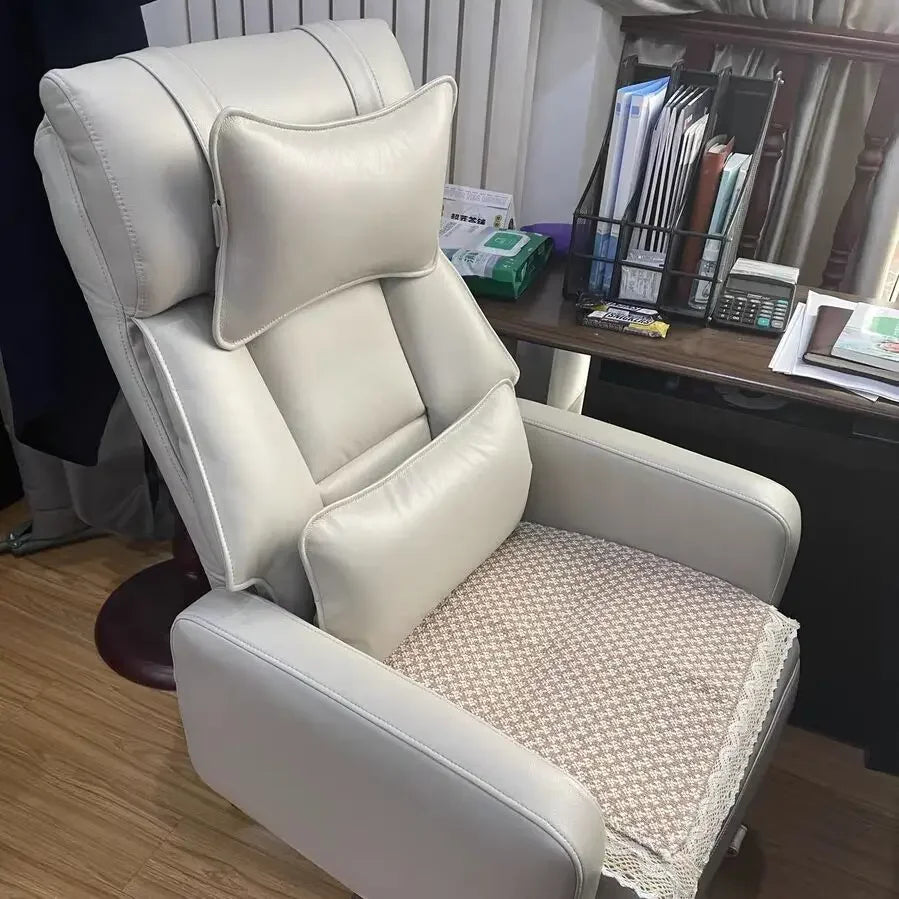 Electric Massage Office Chair Waist Support Lounge Computer Gaming Chair, Bedroom Boss Silla De Escritorio Office Furniture