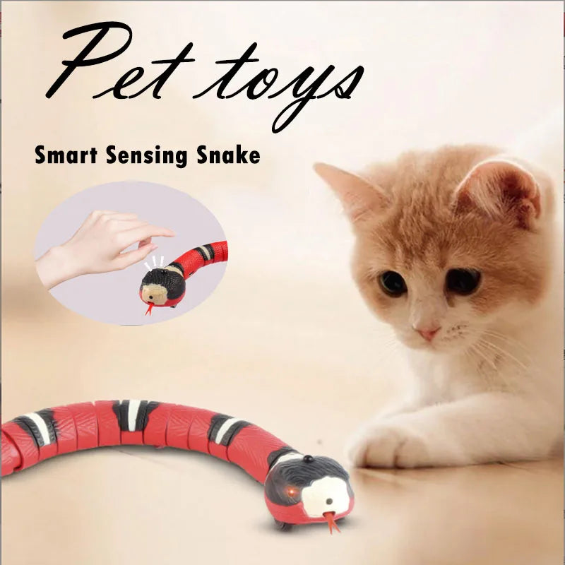 Eletronic Smart Sensing Snake Automatic Cat Toys For Cats Dogs Pet Kitten Toys Pet Accessories