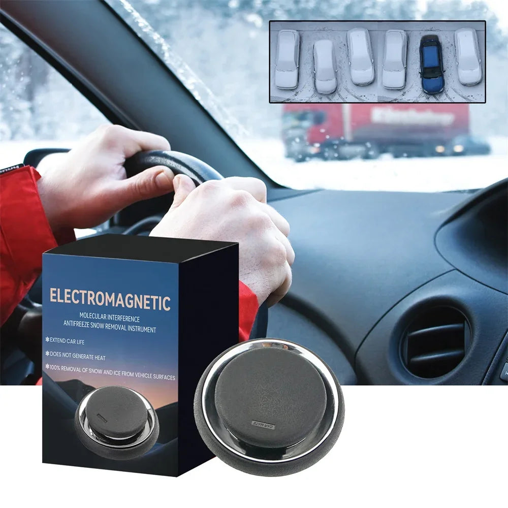 No snow on Winshields- 1-2PCS Electromagnetic Snow Removal Device, melt away snow and ice from your vehicle