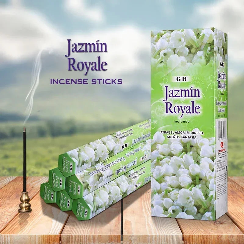 20 Sticks Indian Incense. Infused with White Sage, Lavender, and Sea Breeze scents