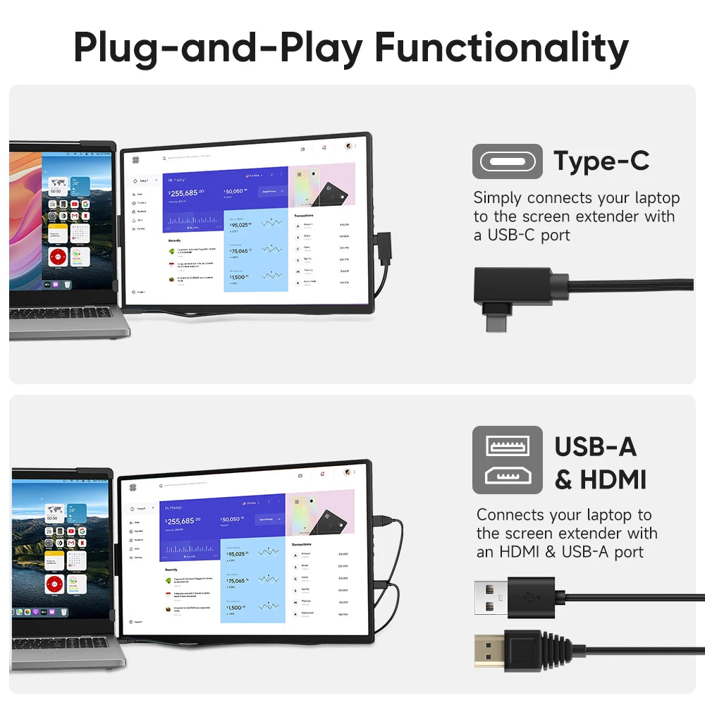 Dopesplay Laptop Screen Extender,14.1