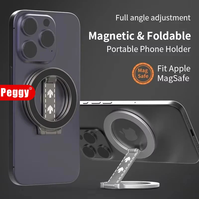 Case-Mate Magnetic Phone Ring Holder & iPhone MagSafe Stand | Removable MagSafe Ring Phone Holder for Hand | Thin Collapsible MagSafe Phone Grip Ring