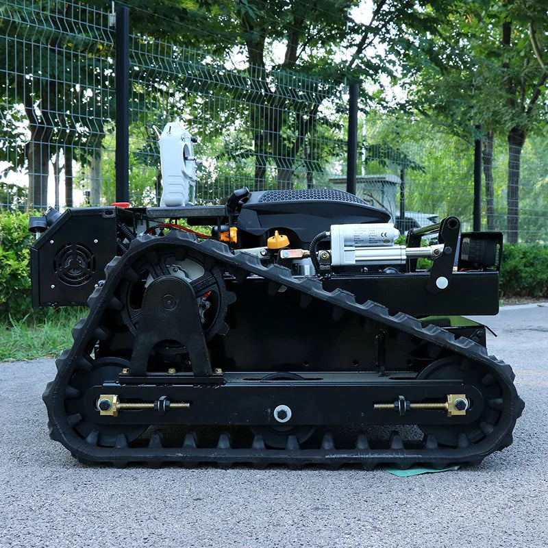 Customized EURO V Gasoline Engine 224CC AWY550 Robot Remote Control Lawn Mower With Electric Start