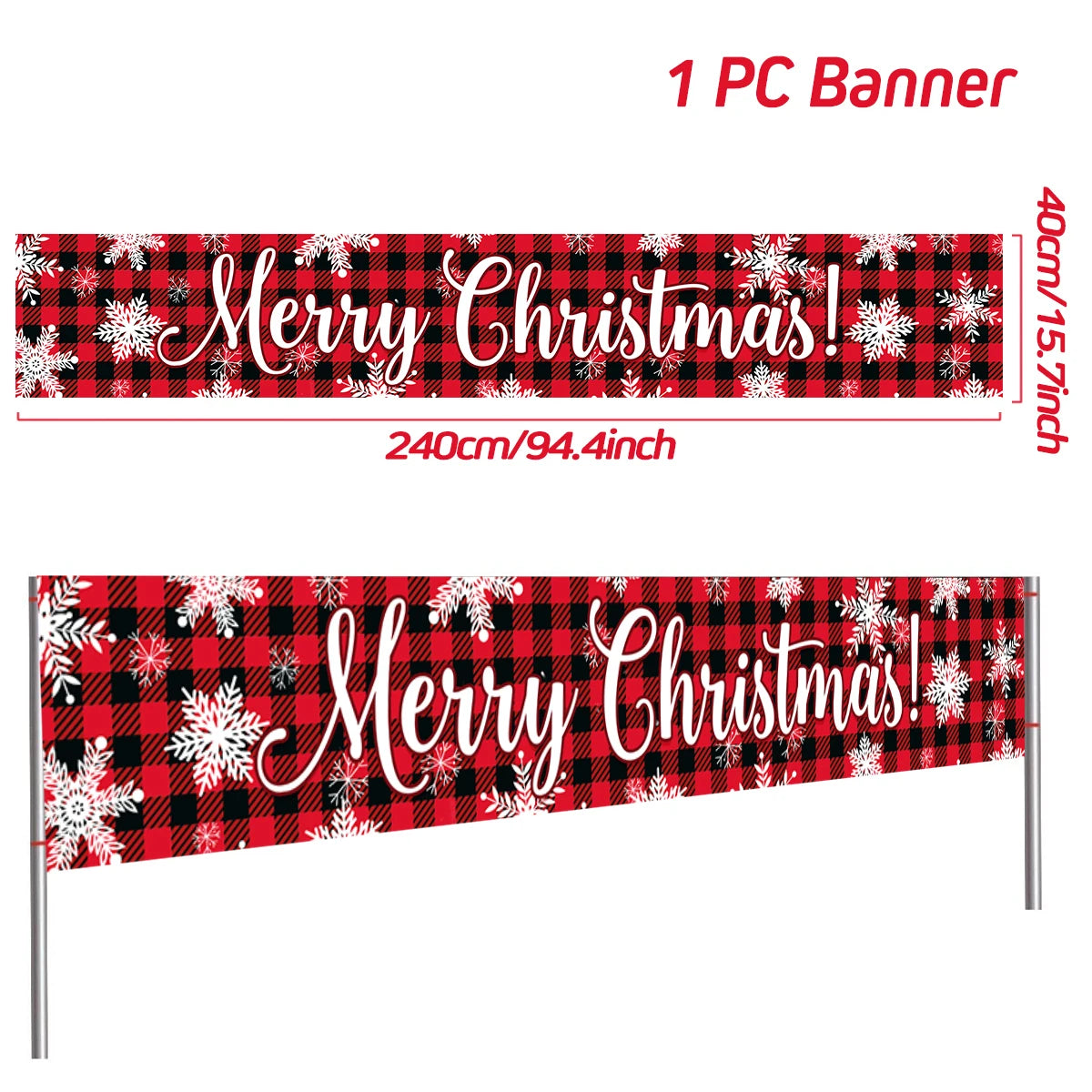 Christmas Outdoor Banner Backdrop Christmas Decoration For Home 2022 Xmas Ornaments Gifts Navidad Noel Natal Happy New Year 2023