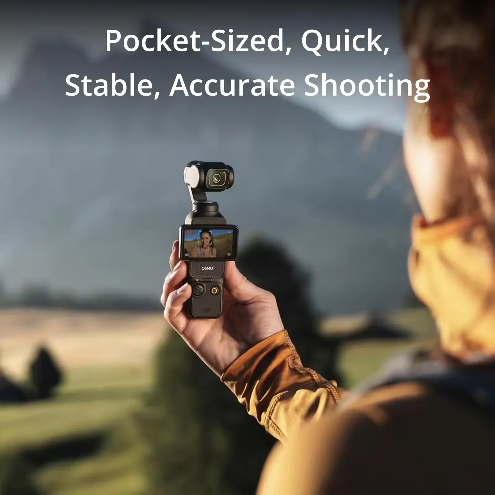 Pocket 3 Vlogging Camera—your ultimate vlogging tool Fast Focusing