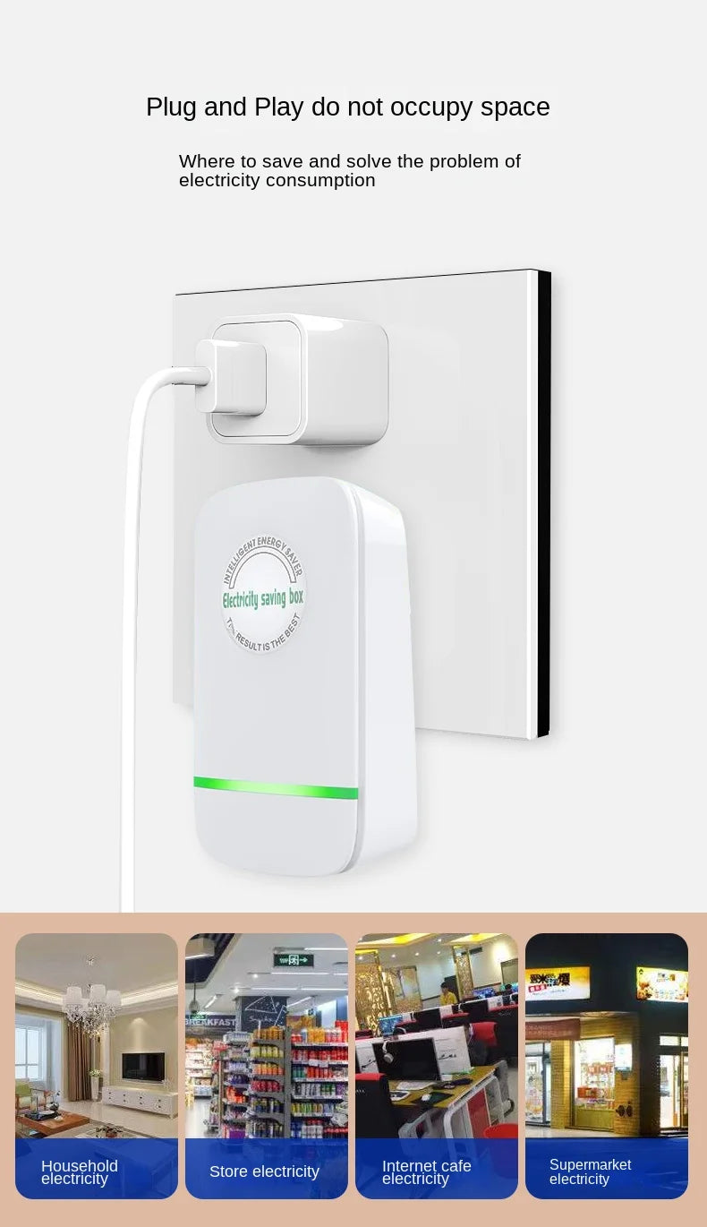 Green Energy-saving Electrical Socket Adapter Compatible with USA, Canada and Europe