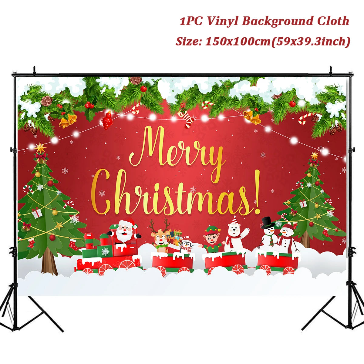 Christmas Outdoor Banner Backdrop Christmas Decoration For Home 2022 Xmas Ornaments Gifts Navidad Noel Natal Happy New Year 2023