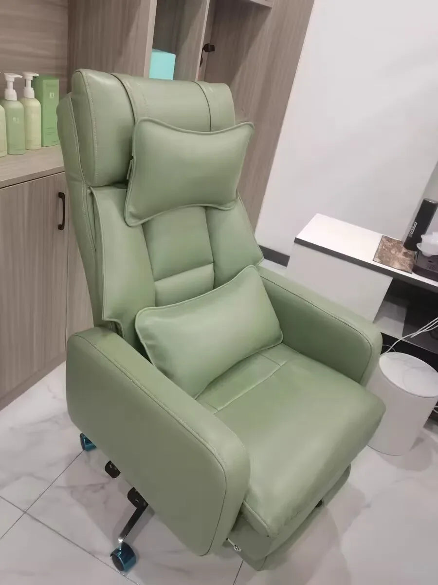 Electric Massage Office Chair Waist Support Lounge Computer Gaming Chair, Bedroom Boss Silla De Escritorio Office Furniture