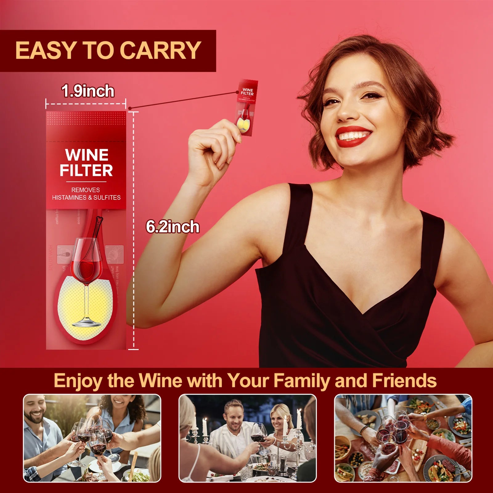 Magic Wine Wand - Say NO to headaches and allergies from wine