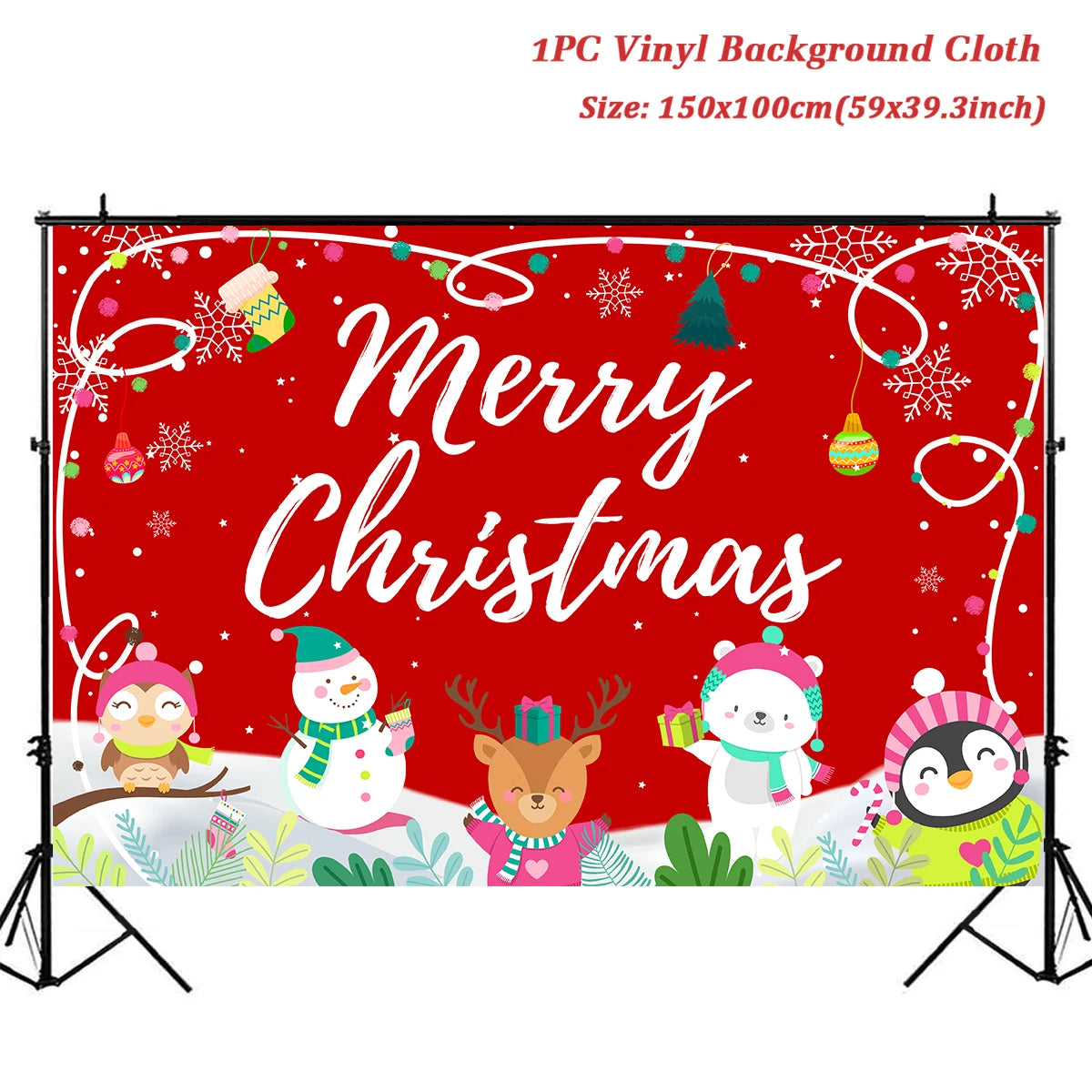 Christmas Outdoor Banner Backdrop Christmas Decoration For Home 2022 Xmas Ornaments Gifts Navidad Noel Natal Happy New Year 2023